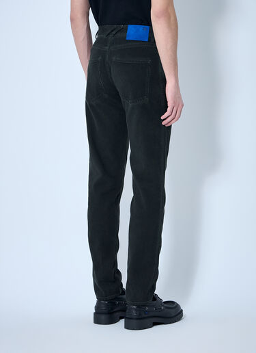 Burberry Logo Patch Jeans Black bur0159043