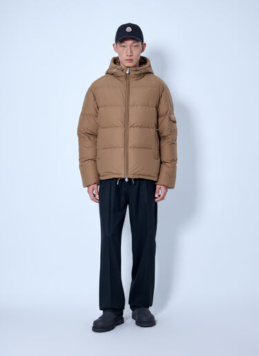 LN-CC® - Moncler RE/ICONS: Himalaya Hooded Short Down Jacket - Brown Moncler RE/ICONS Himalaya Hooded Short Down Jacket Brown mon0166058