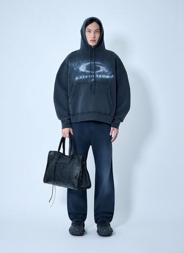 Oversized Hoodie Balenciaga Oversized Hoodie Blue bal0163007