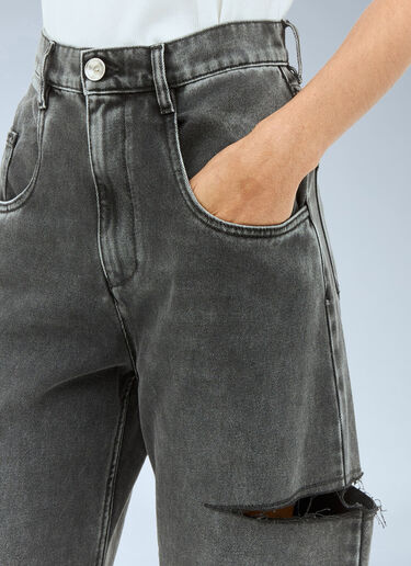 Maison Margiela Cut-Out Jeans Black mla0257001