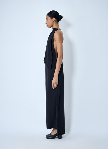 Sportmax Sleeveless Draped Maxi Dress Black spx0264062