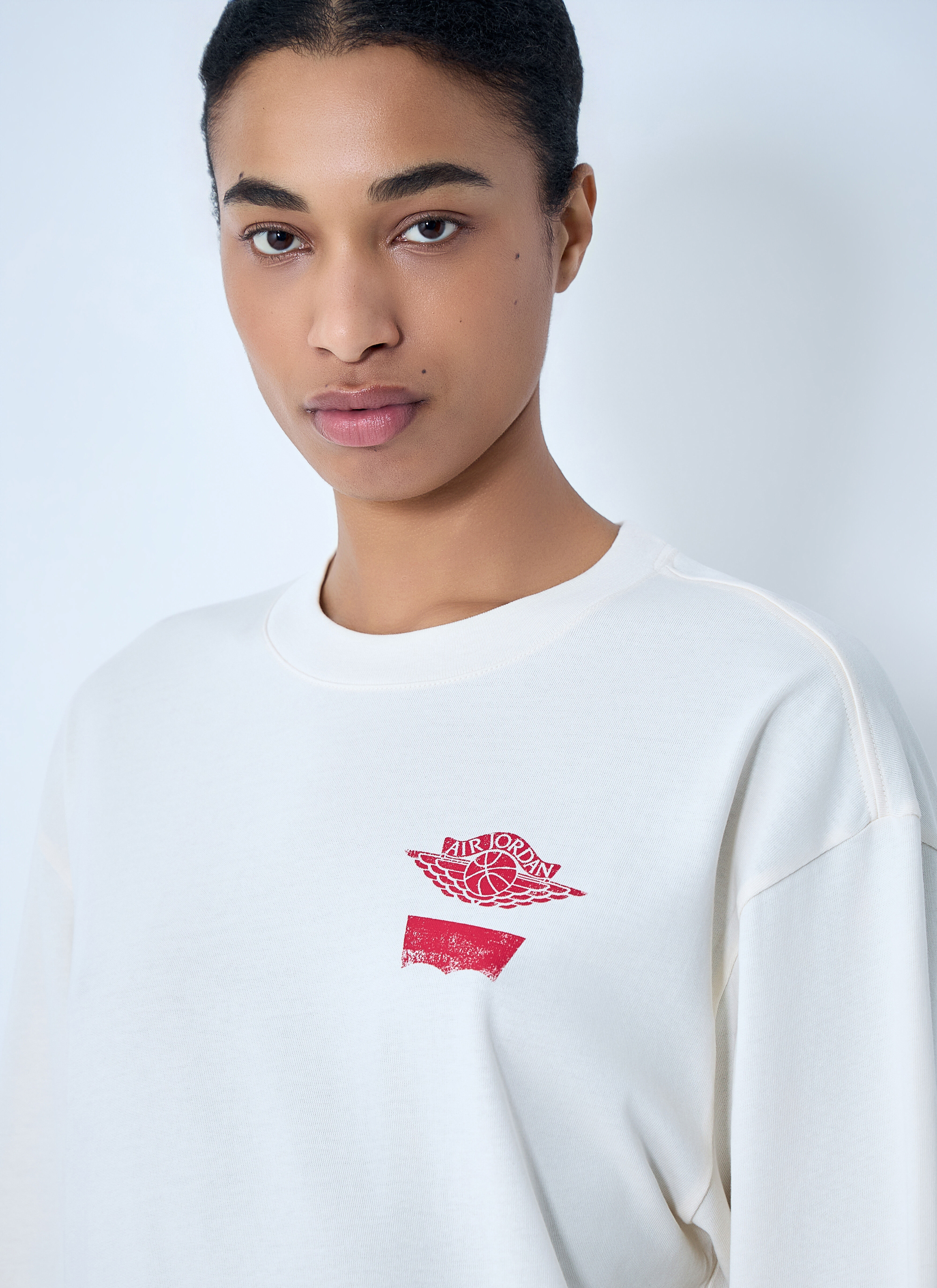 Levi's x Jordan レディース 長袖Tシャツ の ホワイト | LN-CC®