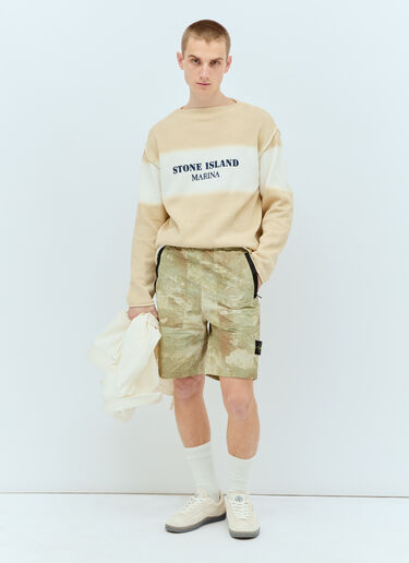 Stone Island Marina 渐变针织衫 米色 sto0156105