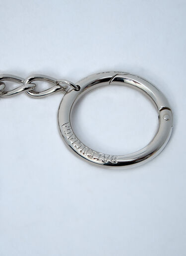 Balenciaga Logo Motif Keyring Blue bal0360003
