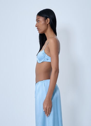 Silk Bralette Prada Silk Bralette Grey pra0263114