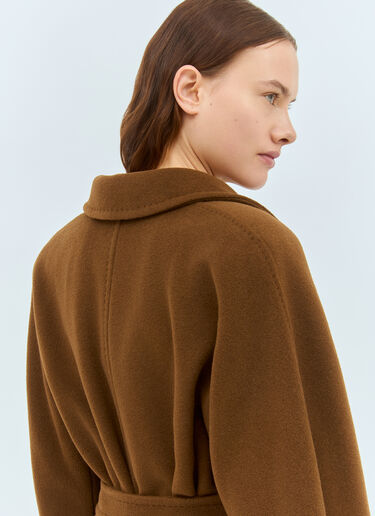 Max Mara Camelwool Robe Coat Brown max0258039