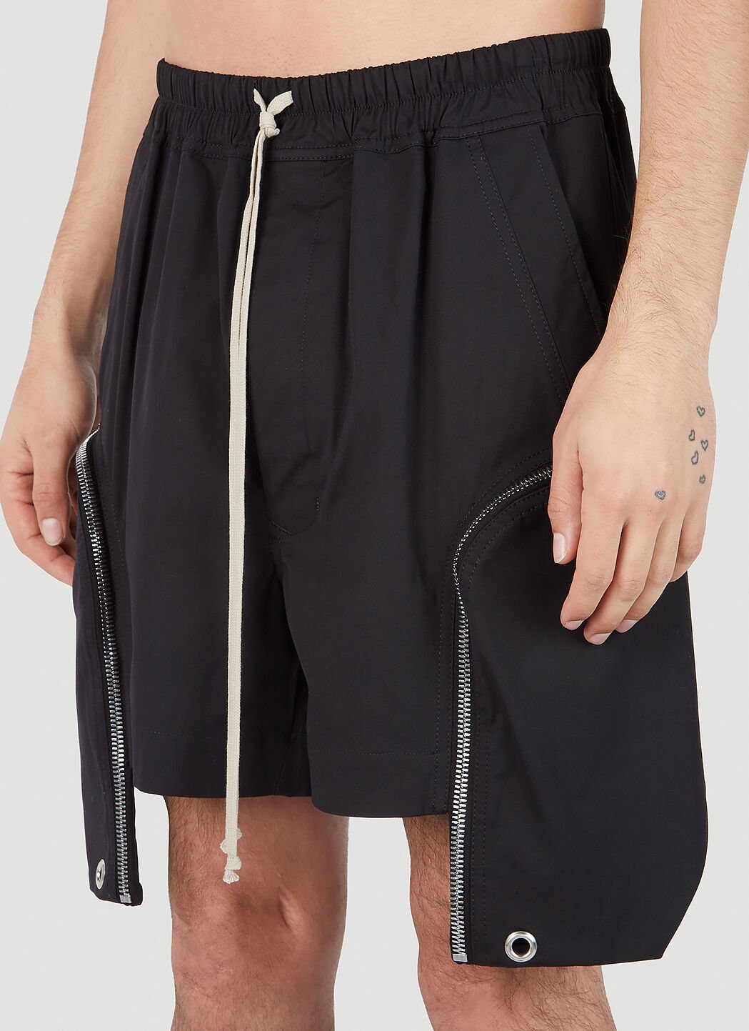 Rick Owens Bauhaus Boxer Shorts in Black | LN-CC