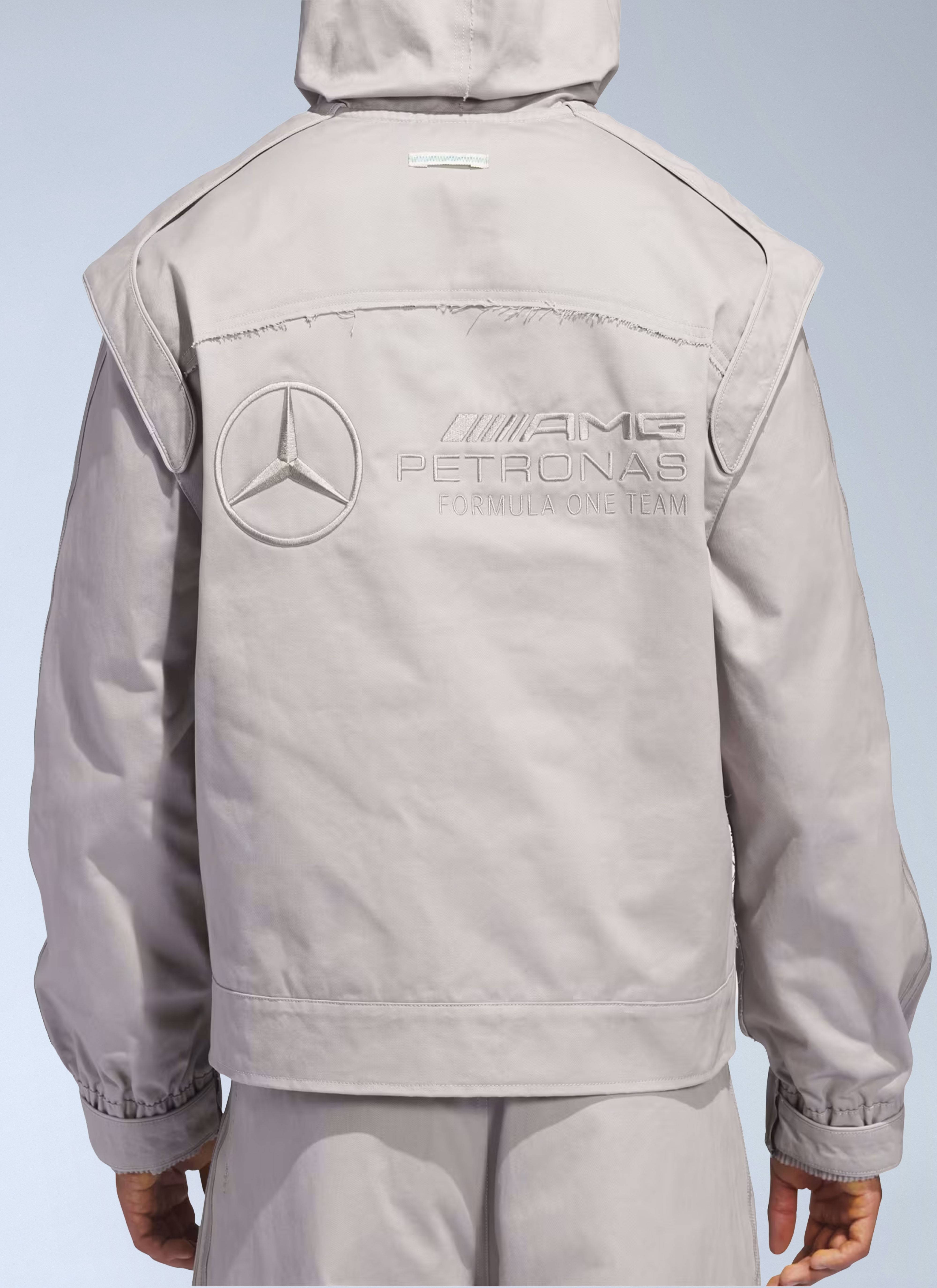adidas x Bad Bunny x Mercedes AMG F1 Men's' Logo Motif Jacket in