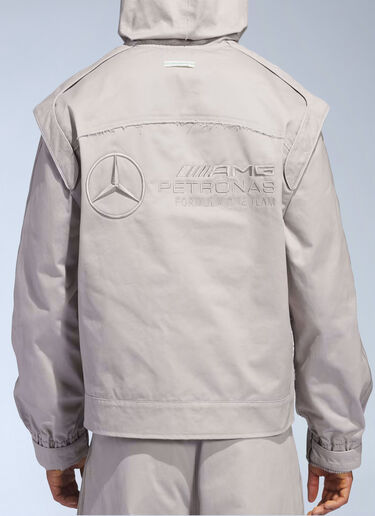 adidas x Bad Bunny x Mercedes AMG F1 Logo Motif Jacket Grey adi0364003