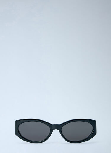 LN-CC® - Jacquemus: Ovalo Sunglasses - Black Jacquemus Ovalo Sunglasses Black jac0365302