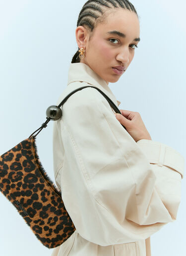 Jacquemus 르 비주 펄 숄더백 브라운 jac0256085