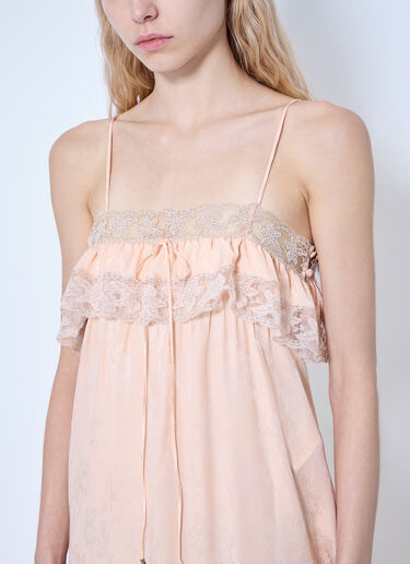 Chloé Thin-Strap Long Dress Pink chl0265016