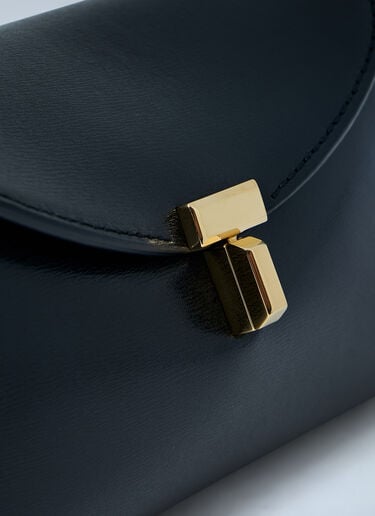 TOTEME Mini T-Lock Clutch Black tot0263077