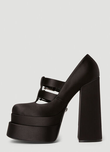 Versace Aevitas Platform Heels Black vrs0252030