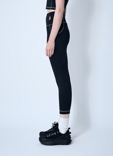 Logo Patch Leggings Moncler Grenoble Logo Patch Leggings Black mog0259010