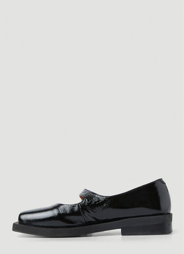 Wide Mary Jane Flats GANNI Wide Mary Jane Flats Black gan0251027