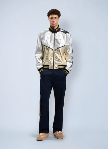 Classic Logo Zip-Up Track Pants Palm Angels Classic Logo Zip-Up Track Pants Dark Blue pma0162097