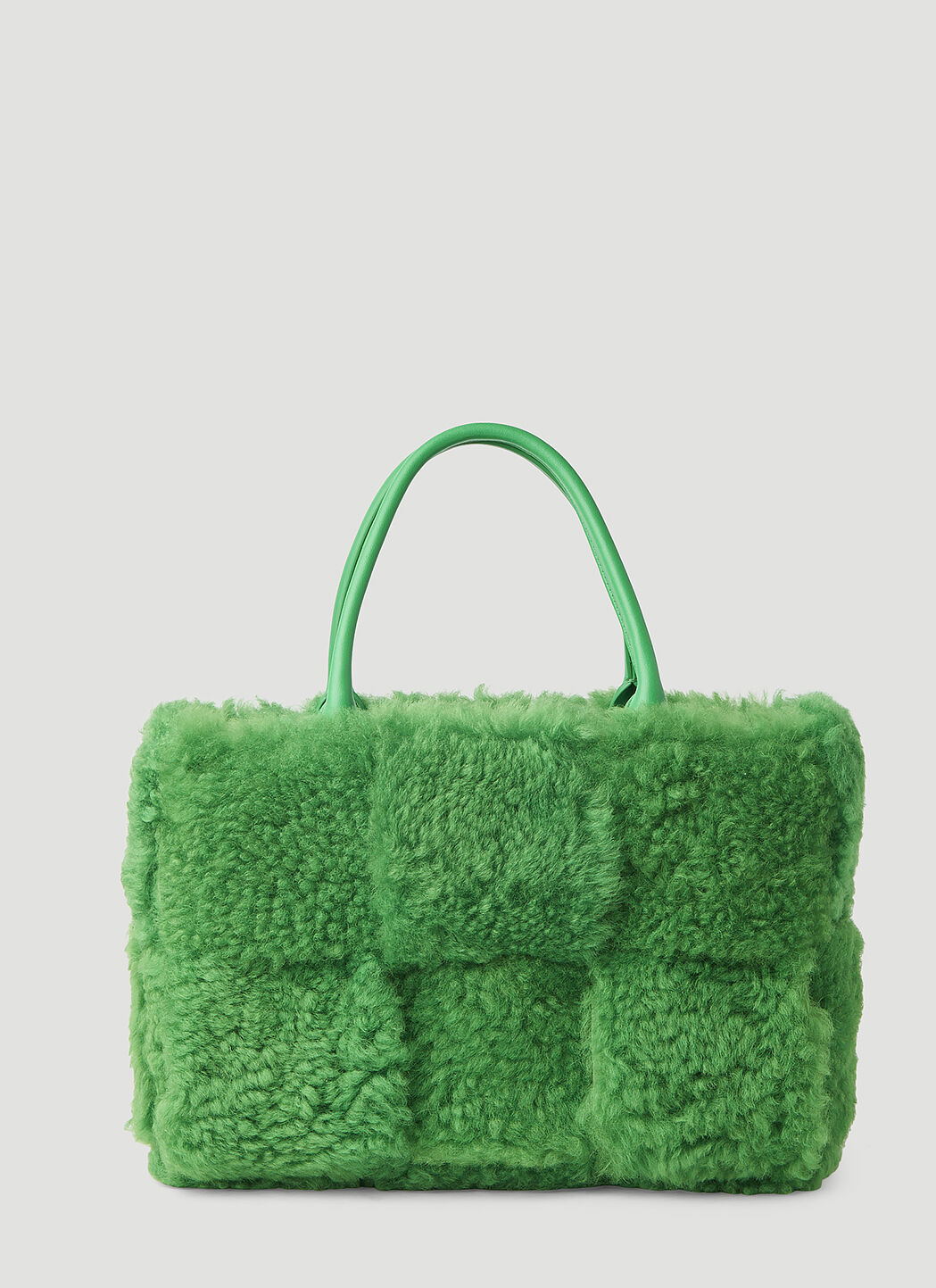 Shearling tote bag sales