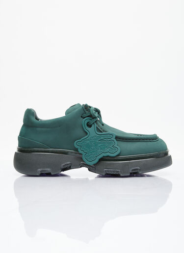 Burberry Nubuck Creeper Shoes Green bur0154017