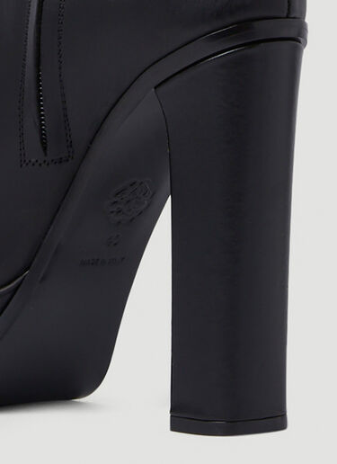 Alexander McQueen Platform Ankle Boots Black amq0249051