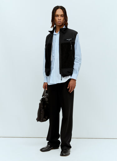 Comme des Garçons Homme 抓绒背心 黑色 cdh0154008