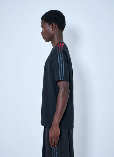 LN-CC® - Y-3: Gradient 3-Stripes T-Shirt - Black Y-3 Gradient 3-Stripes T-Shirt Black yyy0165032