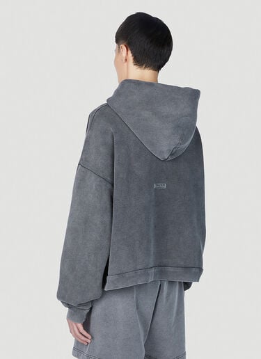 Acne Studios Faded Wash Hooded Sweatshirt Dark Grey acn0152017