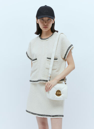 Moncler 迷你 Puf 斜挎包 白色 mon0255057