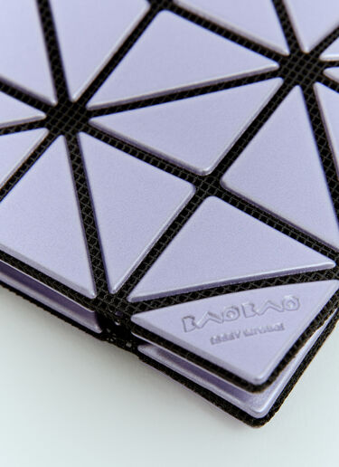Bao Bao Issey Miyake Bi-Fold Metallic Cardholder Purple bao0256005