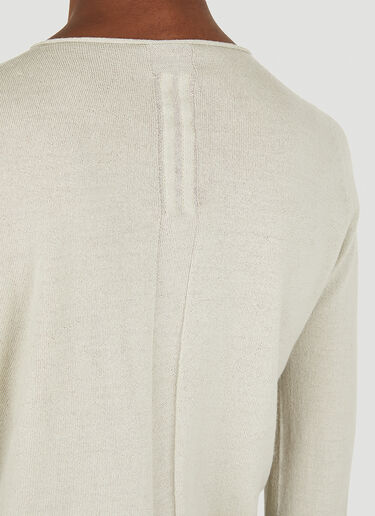 Rick Owens Tonal Panel Sweater Grey ric0249021