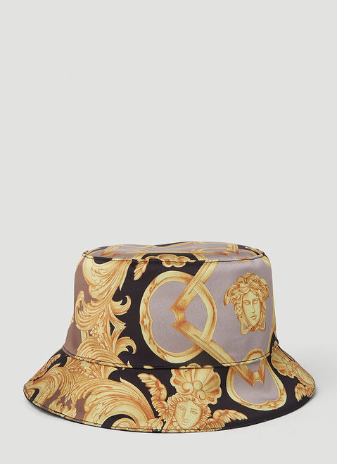 Versace Baroque Print Bucket Hat Black ver0153045