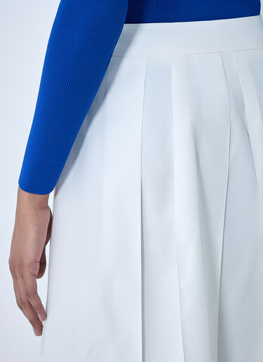 Pleated Midi Skirt Jil Sander Pleated Midi Skirt White jil0264005