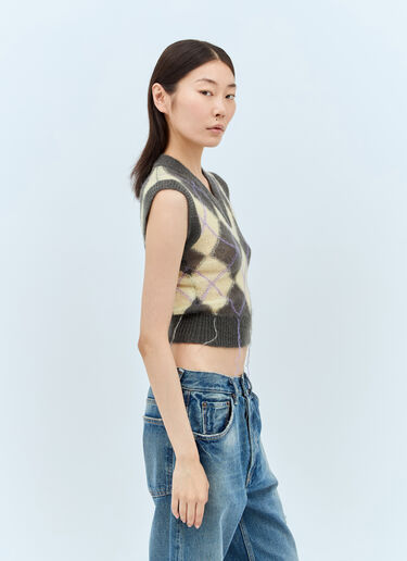 Marni 아가일 질레 그레이 mni0257004