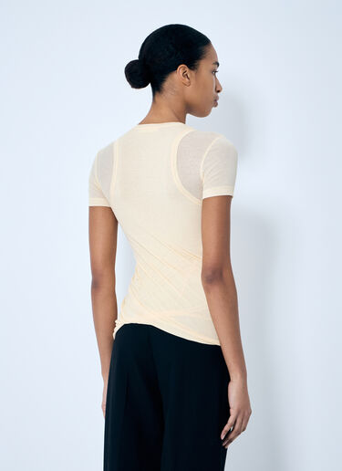 Jil Sander Layered T-Shirt Beige jil0259009