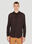 Eckhaus Latta Shrunk Button Down Shirt Black eck0151002