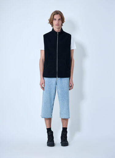 RIER High-Neck Zip Vest Black rrr0364005