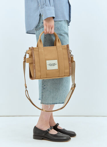 Marc Jacobs The Jacquard Small Tote Bag Beige mcj0257017