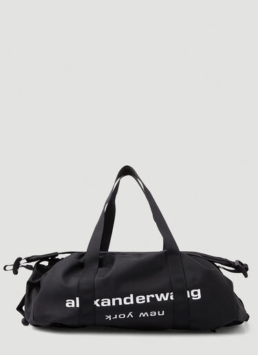 Alexander Wang Primal Drawstring Duffle Shoulder Bag Black awg0249040