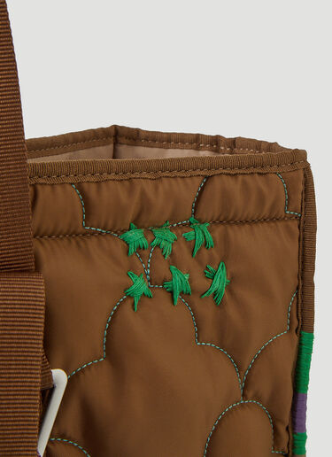 MCQ GR9 Liner Shoulder Bag Brown mkq0247015