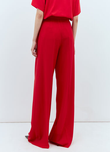 Max Mara 羊毛阔腿裤  红色 max0257032