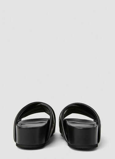 Stella McCartney Logo Slides Black stm0251016