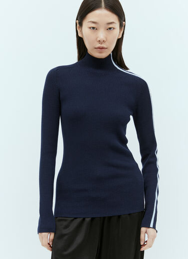 Moncler T 领羊毛衫 藏蓝色 mon0255044