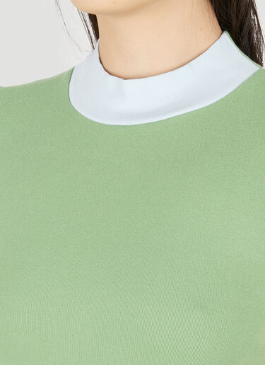 P.A.M Bicolour Sof T-Shirt Green pam0248004