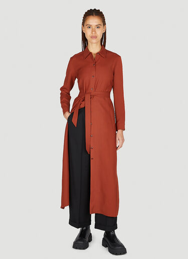 A.P.C. Gwyneth Dress Burgundy apc0251006