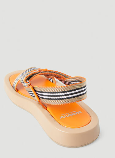 Burberry Eve Sandals Orange bur0247139