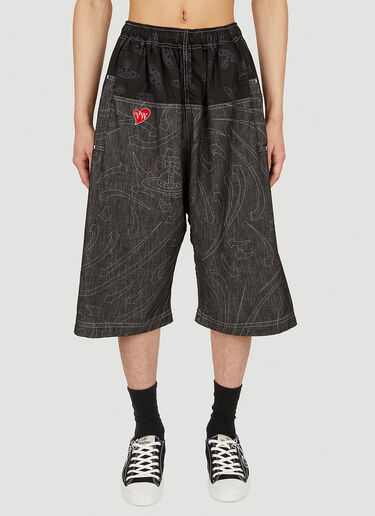 Vivienne Westwood クロップドカンフーショーツ ブラック vvw0151013