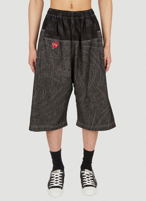 Vivienne Westwood クロップドカンフーショーツ クリーム vvw0154007