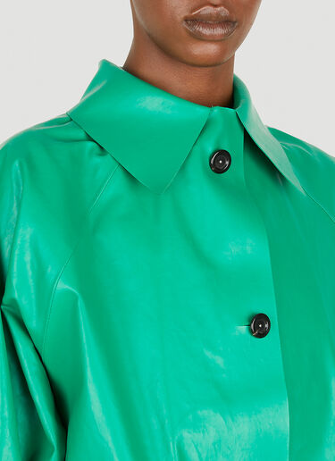 KASSL Editions Original Hip Oil Jacket Green kas0249007