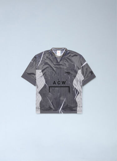 Offside Logo Motif T-Shirt Arsenal x A-COLD-WALL* Offside Logo Motif T-Shirt Grey acw0162009