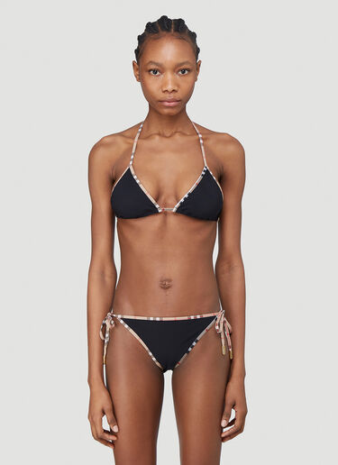 Check Bikini Burberry Check Bikini Black bur0239027